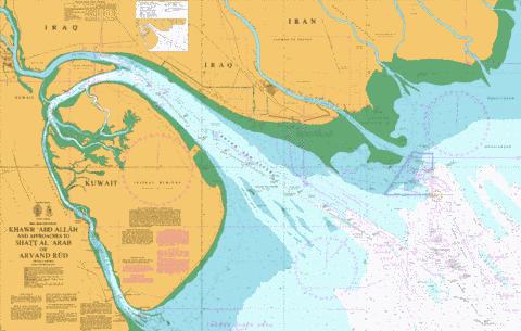 Shatt Al Arab River Map