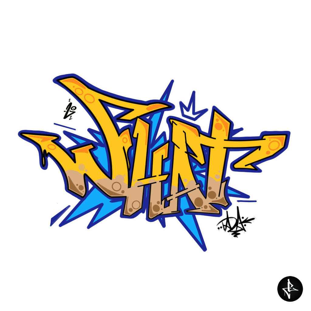 What Procreate Graffiti graphic