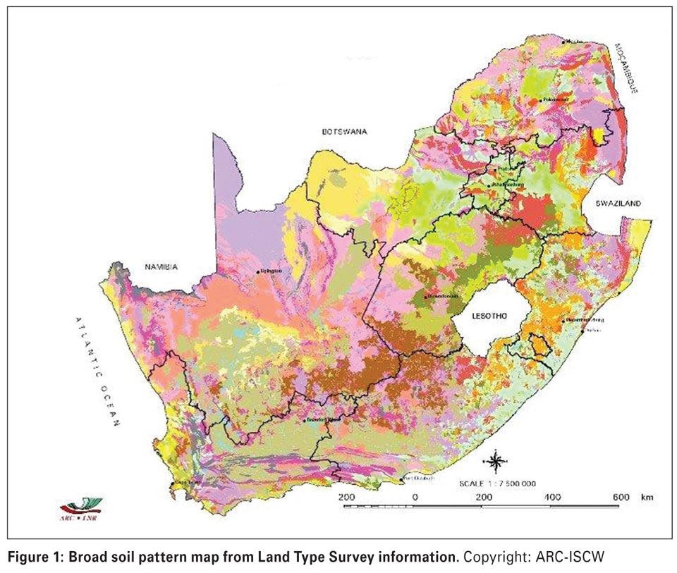 Map Of South Africa Natural Resources