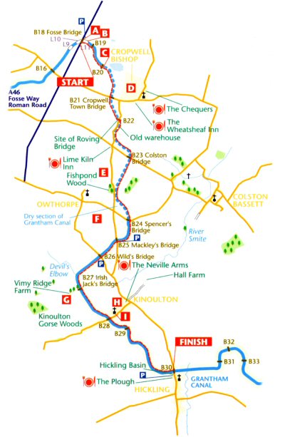 Grantham Canal » Fosse Bridge to Hickling Basin