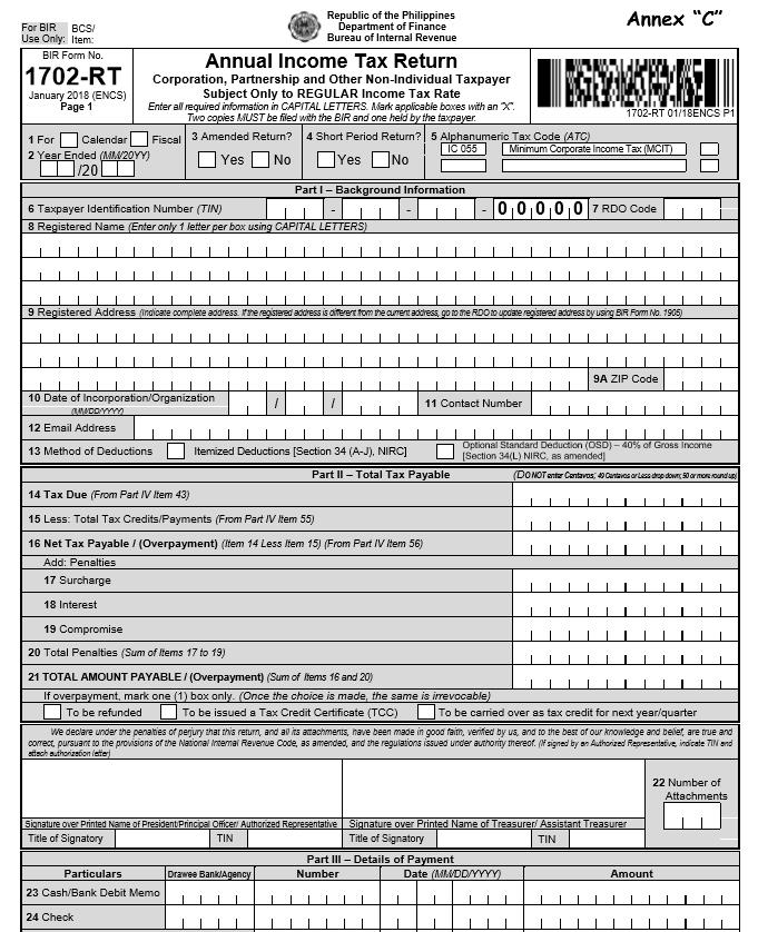 New annual income tax and capital gains tax returns | Grant Thornton