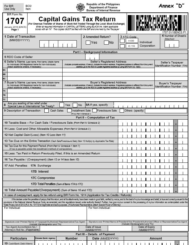 New annual income tax and capital gains tax returns | Grant Thornton