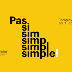 Conférence pas si simple design complexité