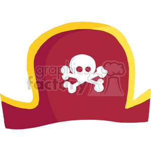 Funny Pirate Hat with Skull and Crossbones