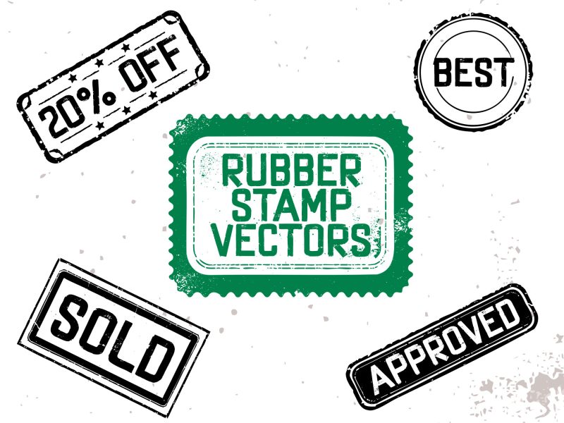 Grunge Rubber Stamp Vectors