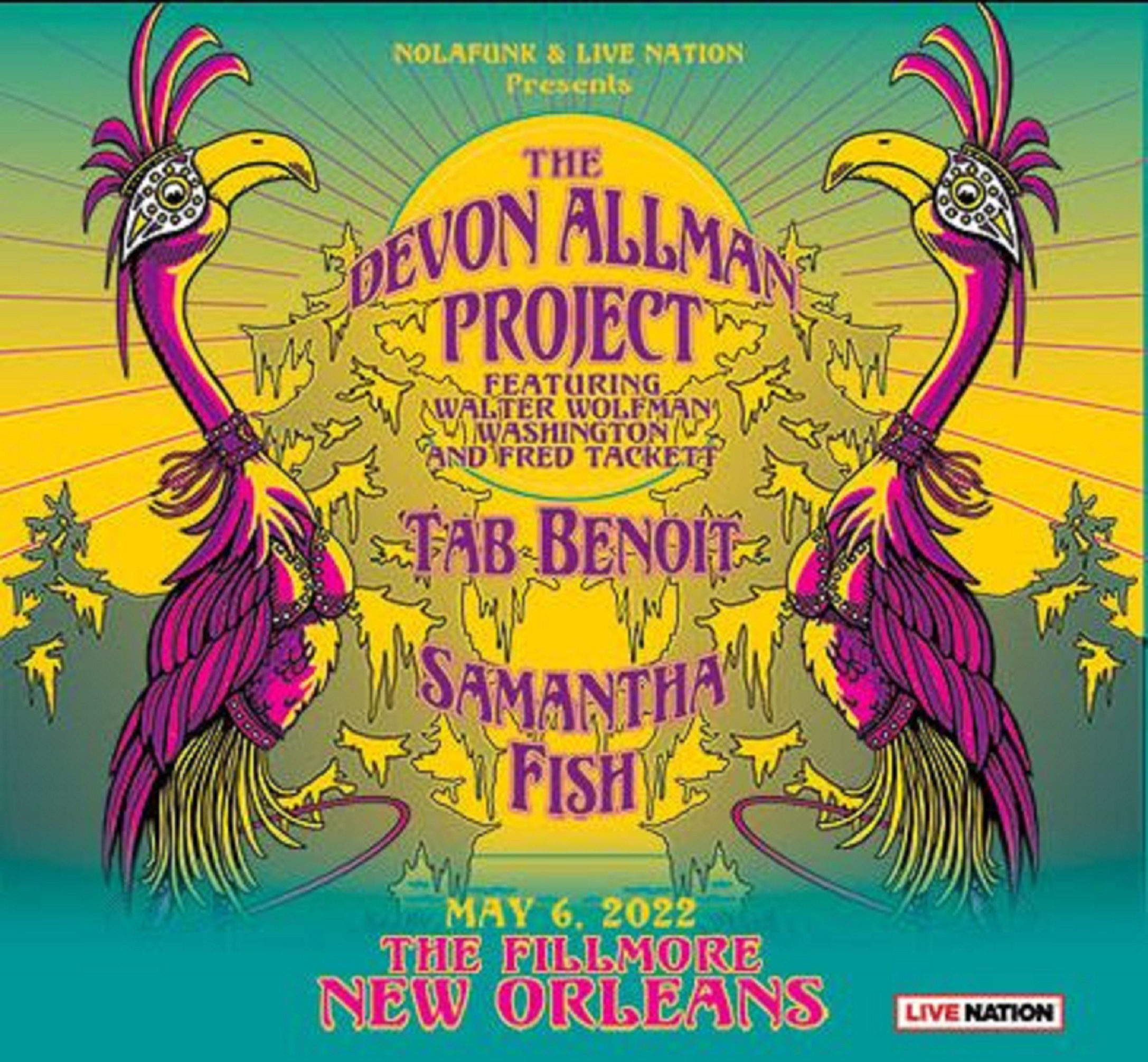 NOLAFUNK & Live Nation Presents The Devon Allman Project, Tab Benoit ...