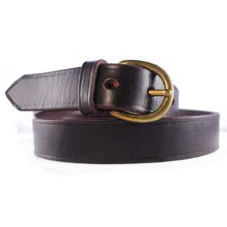 The-English-Dark-Old-Brown-Leather-Belt