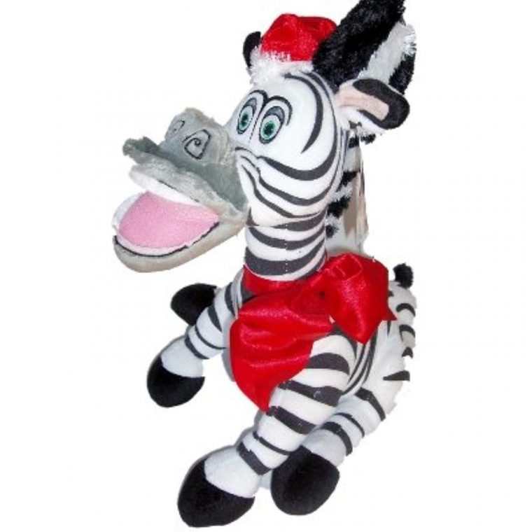 Merry Madagascar Christmas Plush Marty The Zebra By Dream avec Madagascar Zebre