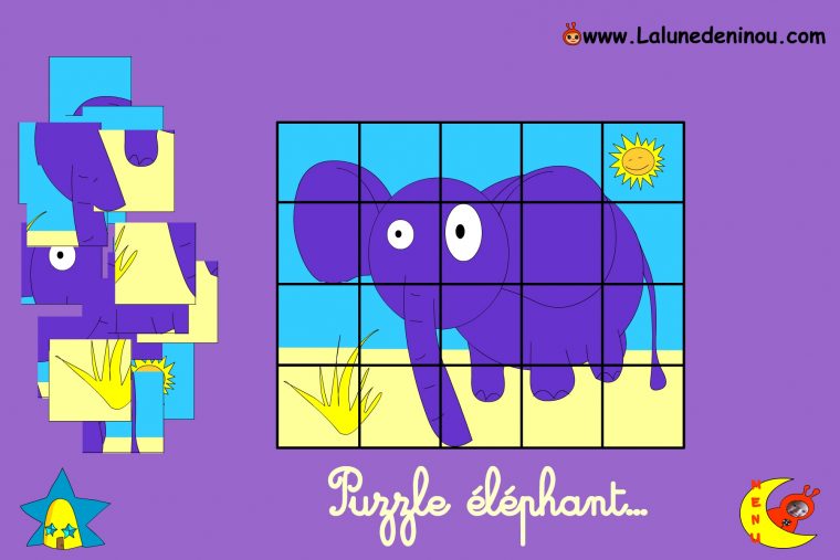 Puzzle En Ligne Pour Enfant De Maternelle – Lalunedeninou intérieur Jeux Facile Pour Petit Gratuit