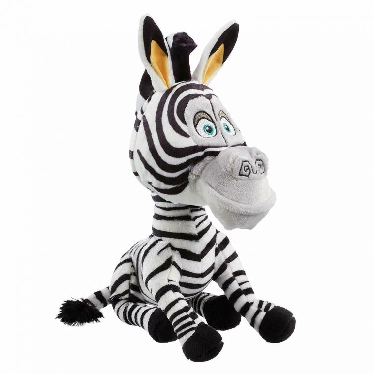 Un1803183 Marty The Zebra (Madagascar) Plush Soft Toy 25Cm By Rainbow  Designs dedans Madagascar Zebre