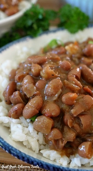 Crock Pot Spicy Beans with Rice