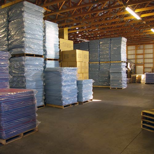 Greatmats warehouse and offices are over 20000 SF in size and house products for fast shipment.