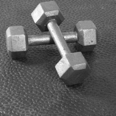 Home Gym Flooring Mats Workout Room showing weights on the tiles