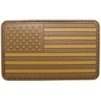 PVC 3D USA Flag - Desert