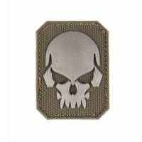 Mil-Tec PVC 3D Skull Velcro Patch SM - Olive