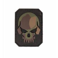 Mil-Tec PVC 3D Skull Velcro Patch SM - Camo