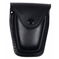 MFH Leather Handcuff Case - Black