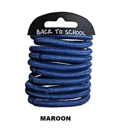 Picture of £1.29 BACK TO SCHOOL ELASTICS MAROON