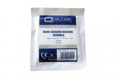 Picture of £0.59 QUALICARE GAUZE SWAB STER.10cm