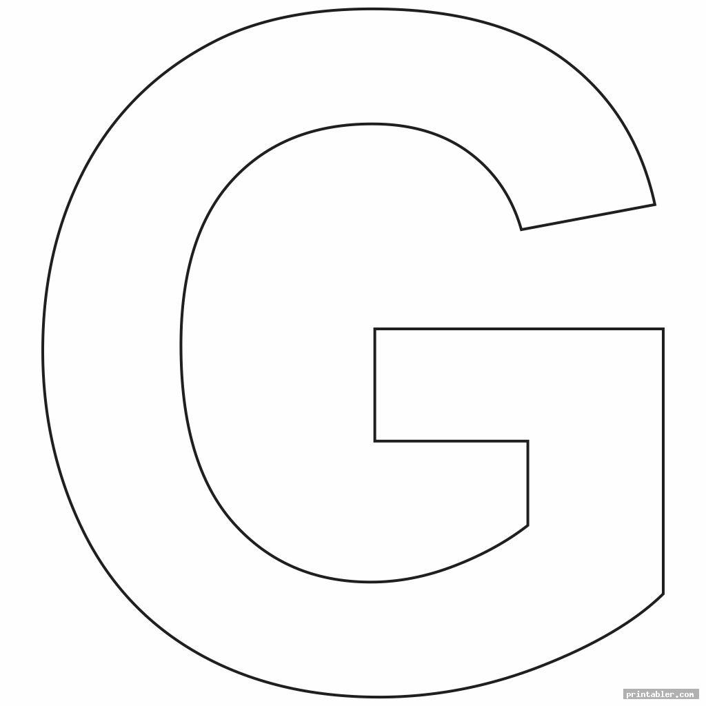 3 Inch Printable Block Letters - Gridgit.com