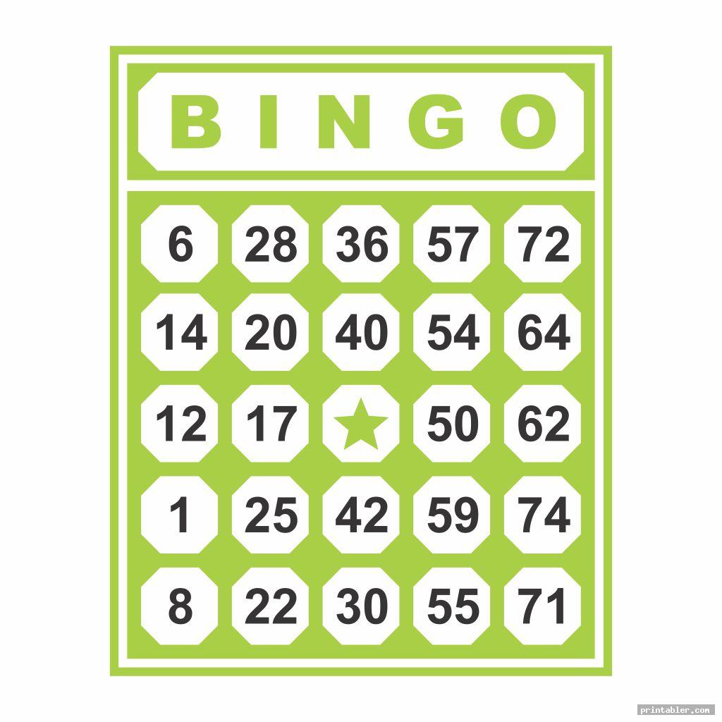 Bingo Call Sheet Printable - Gridgit.com