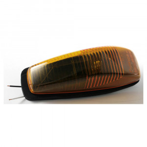 small aerodynamic cab marker light yellow