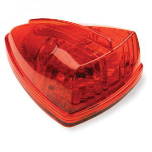 hi count school bus wedge led marker red