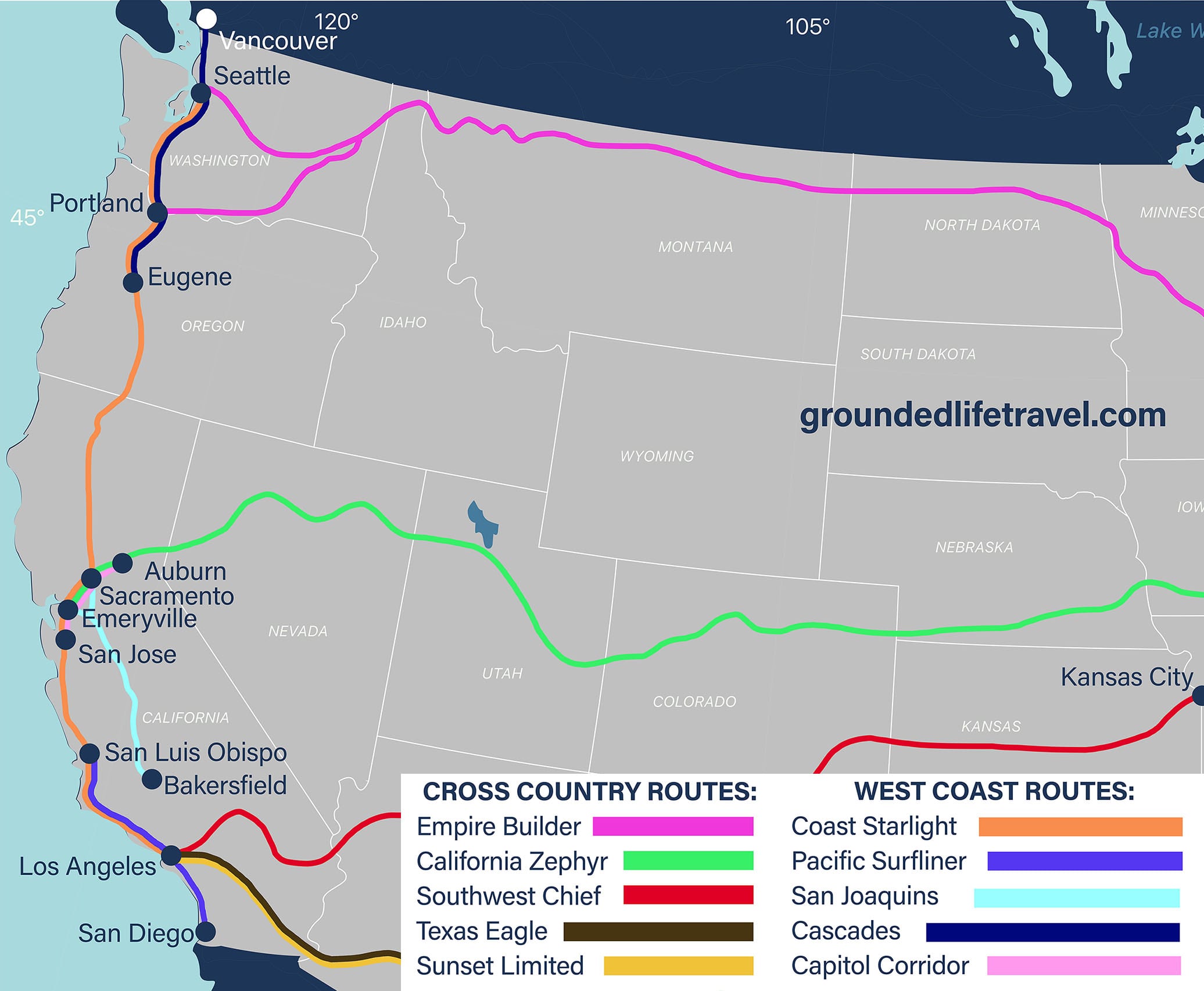 Unveiling The Amtrak West Coast: A Comprehensive Guide To Its Routes ...