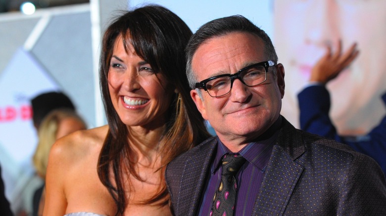 Robin Williams and Susan Schneider