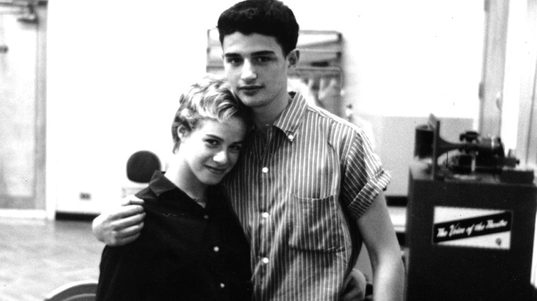 Gerry Goffin embraces Carole King