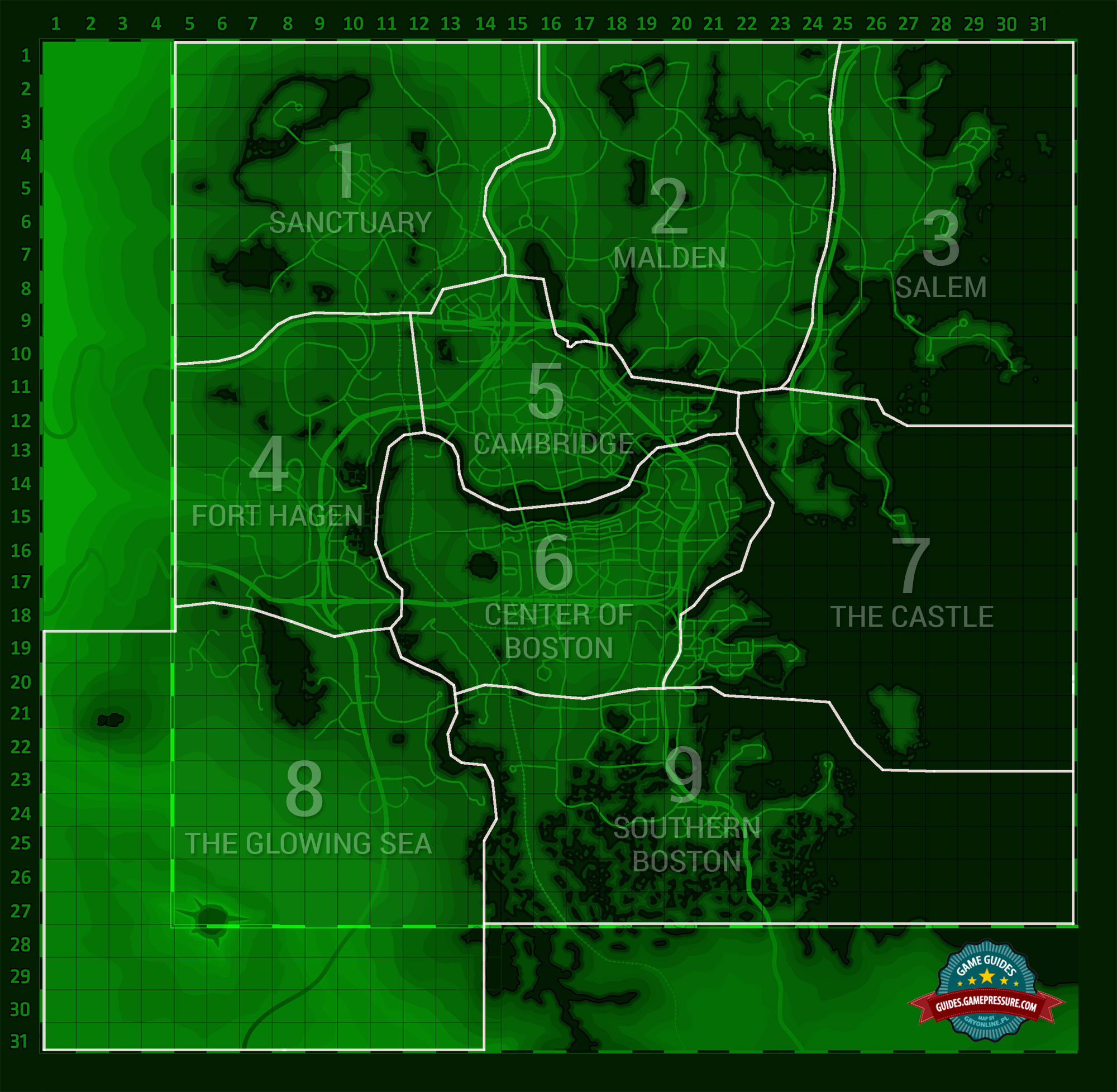 Large Map Of Fallout World Games Mapsland Maps Of The - vrogue.co