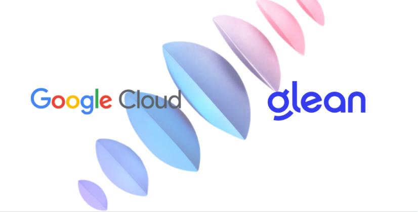 Google Cloud 和 glean 的联合品牌徽标