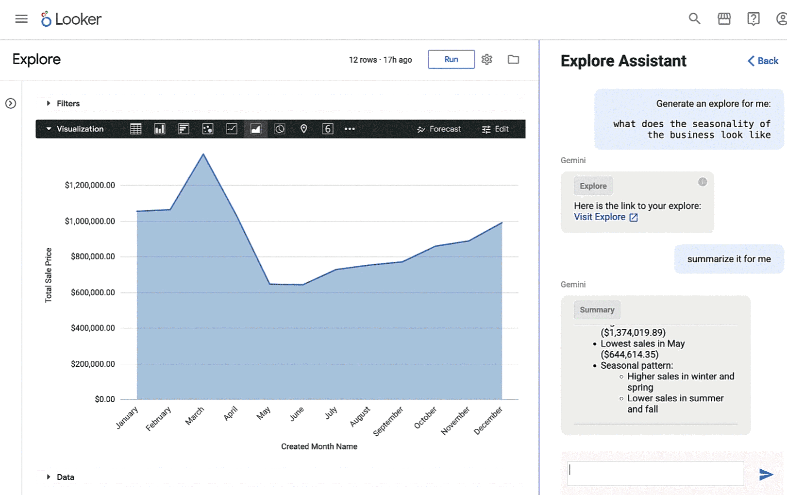 Looker API-first platform interface