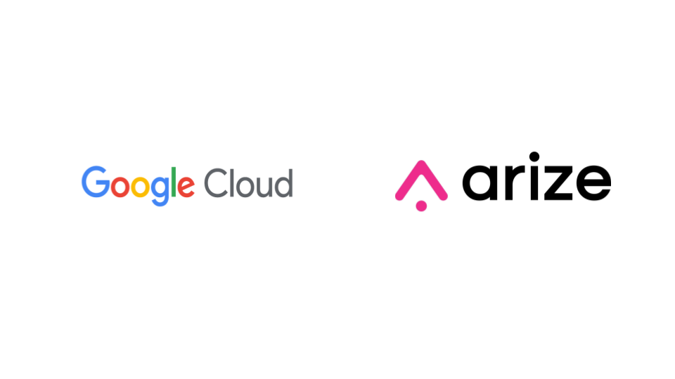 Google Cloud- und Arize-Logos