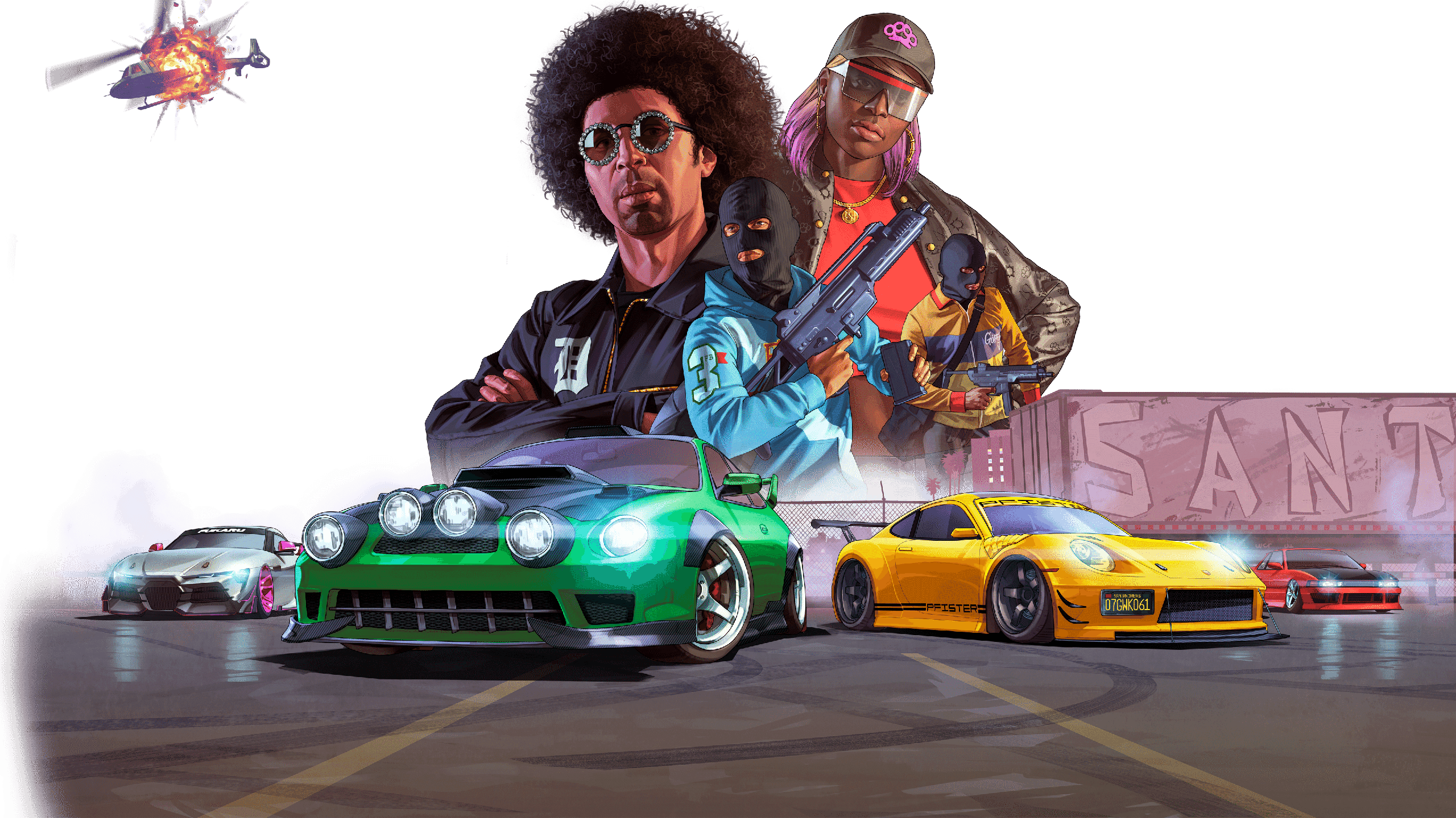 GTA Online Character Artworks PNG | Grand Theft Auto V