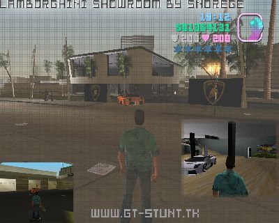 GTA Vice City Lamborghini Showroom Mod - GTAinside.com