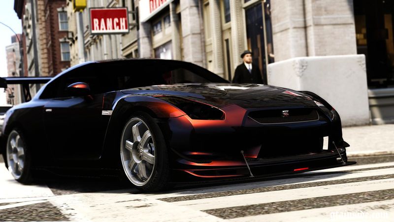 GTA 4 Nissan GT-R R35 SpecV 2010 v1.0 Mod - GTAinside.com