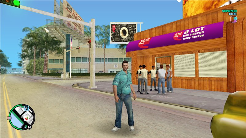 GTA Vice City Cafe Coffee Day in Vice City Mod - GTAinside.com