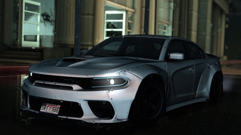 GTA San Andreas Dodge Charger SRT Hellcat WideBody Mod - GTAinside.com