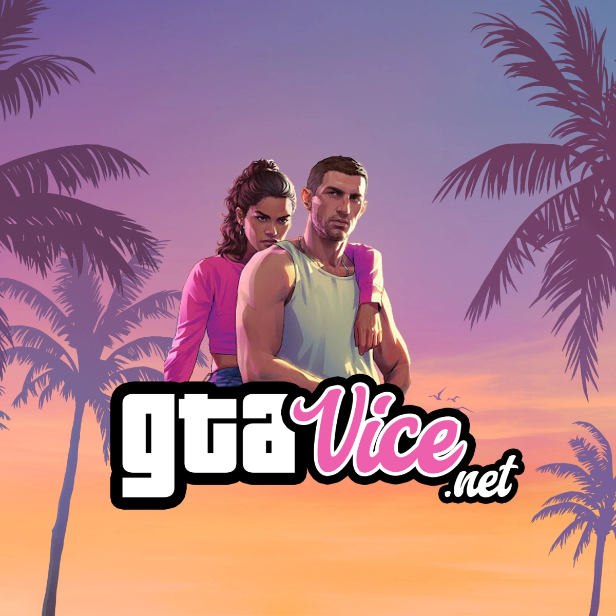 GTAVice.net Logo (Trailer 1 Artwork) - GTAVice.net