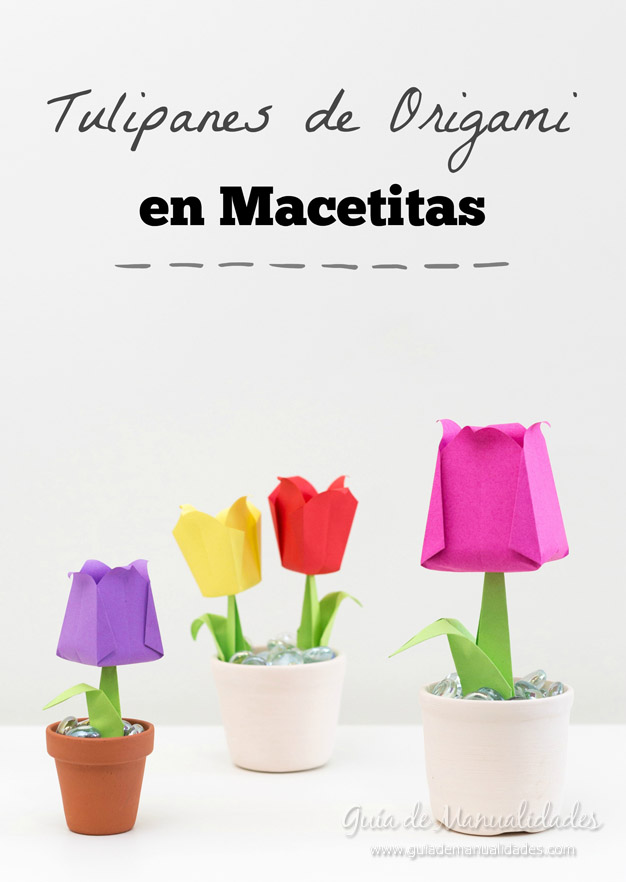 Tulipanes de origami 1a