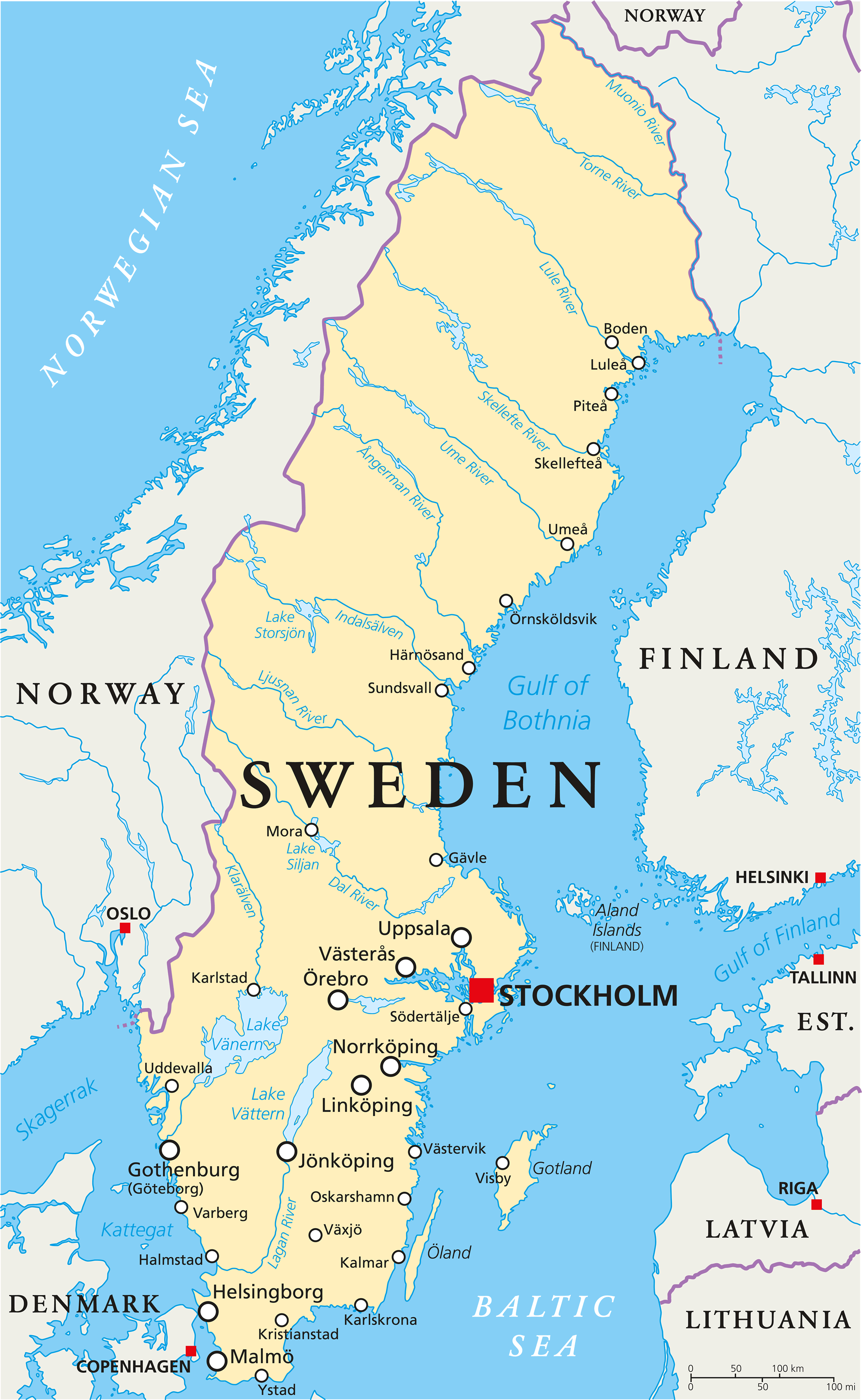 Stockholm World Map