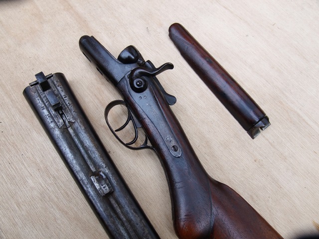 Old Double Barrel Shotgun Parts