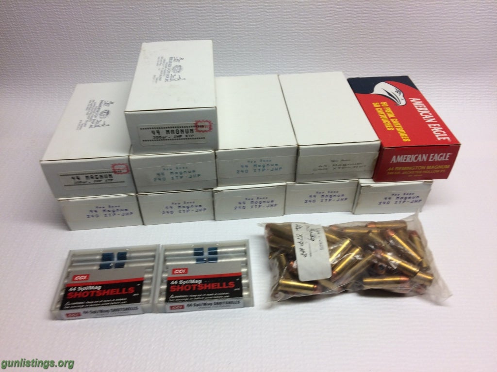 Gunlistings.org - Ammo .44 Magnum Ammunition