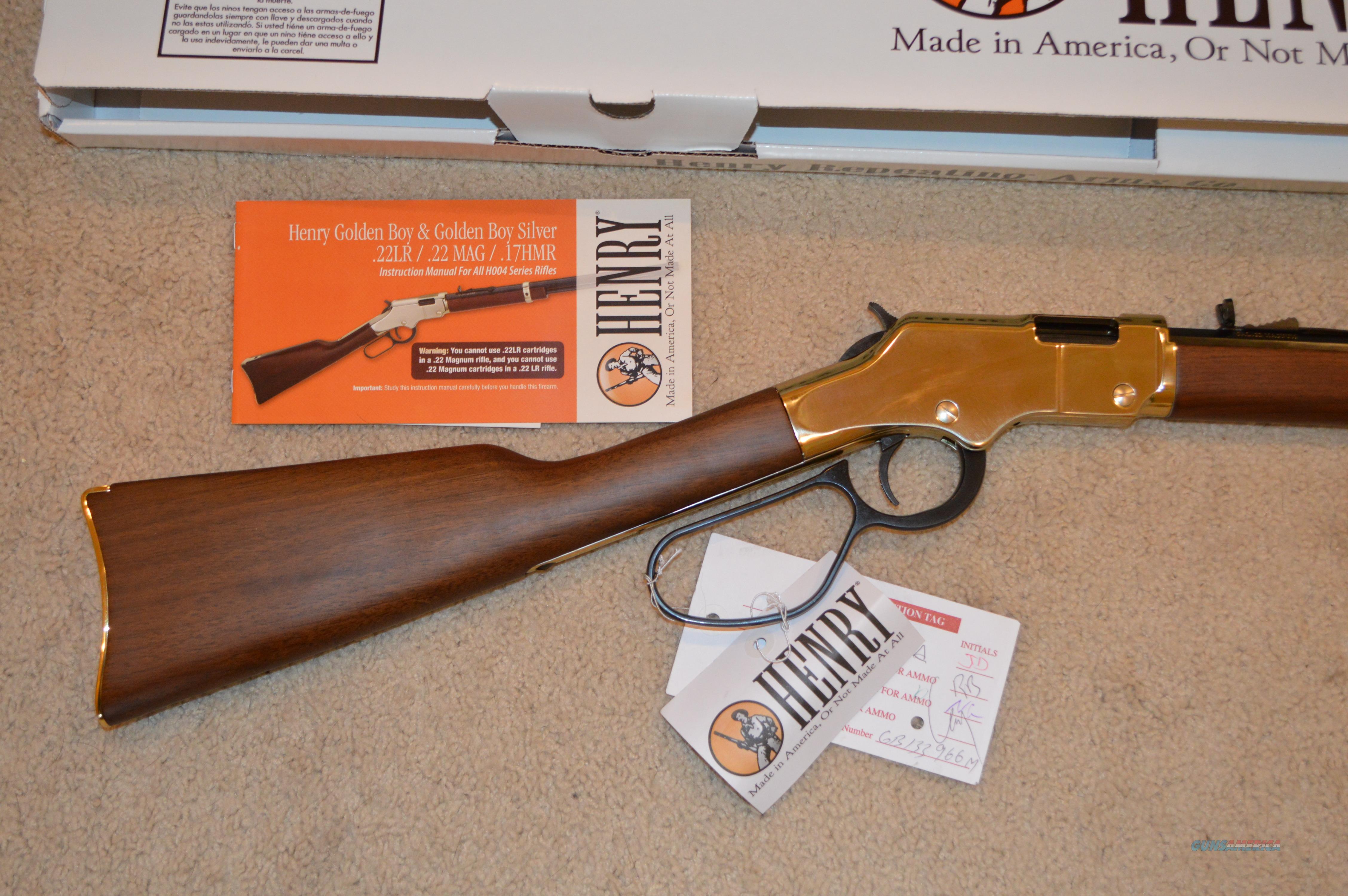 Henry Golden Boy 22 Magnum Rifle