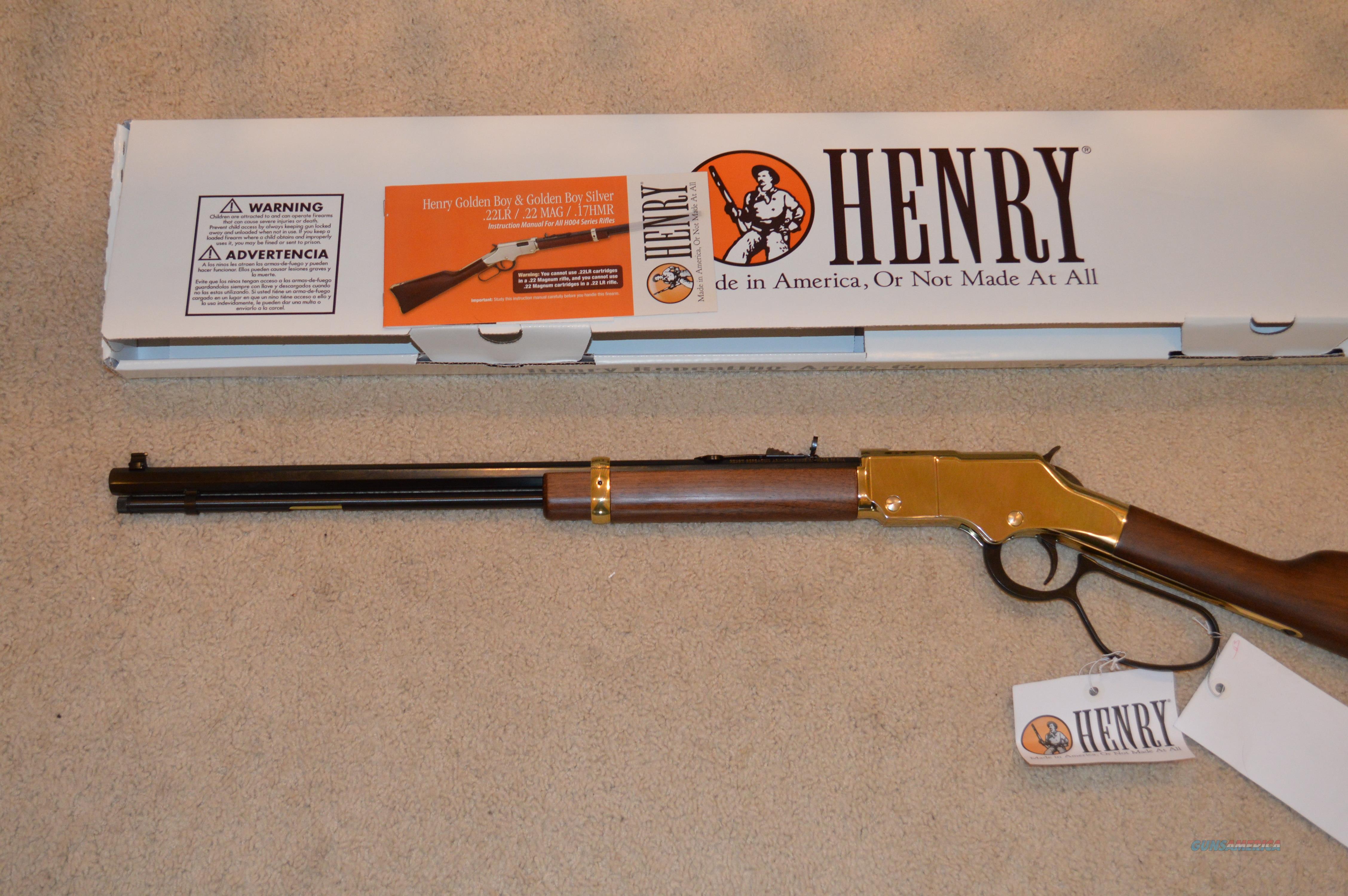 Henry Golden Boy 22 Magnum Large Lo... for sale at Gunsamerica.com ...