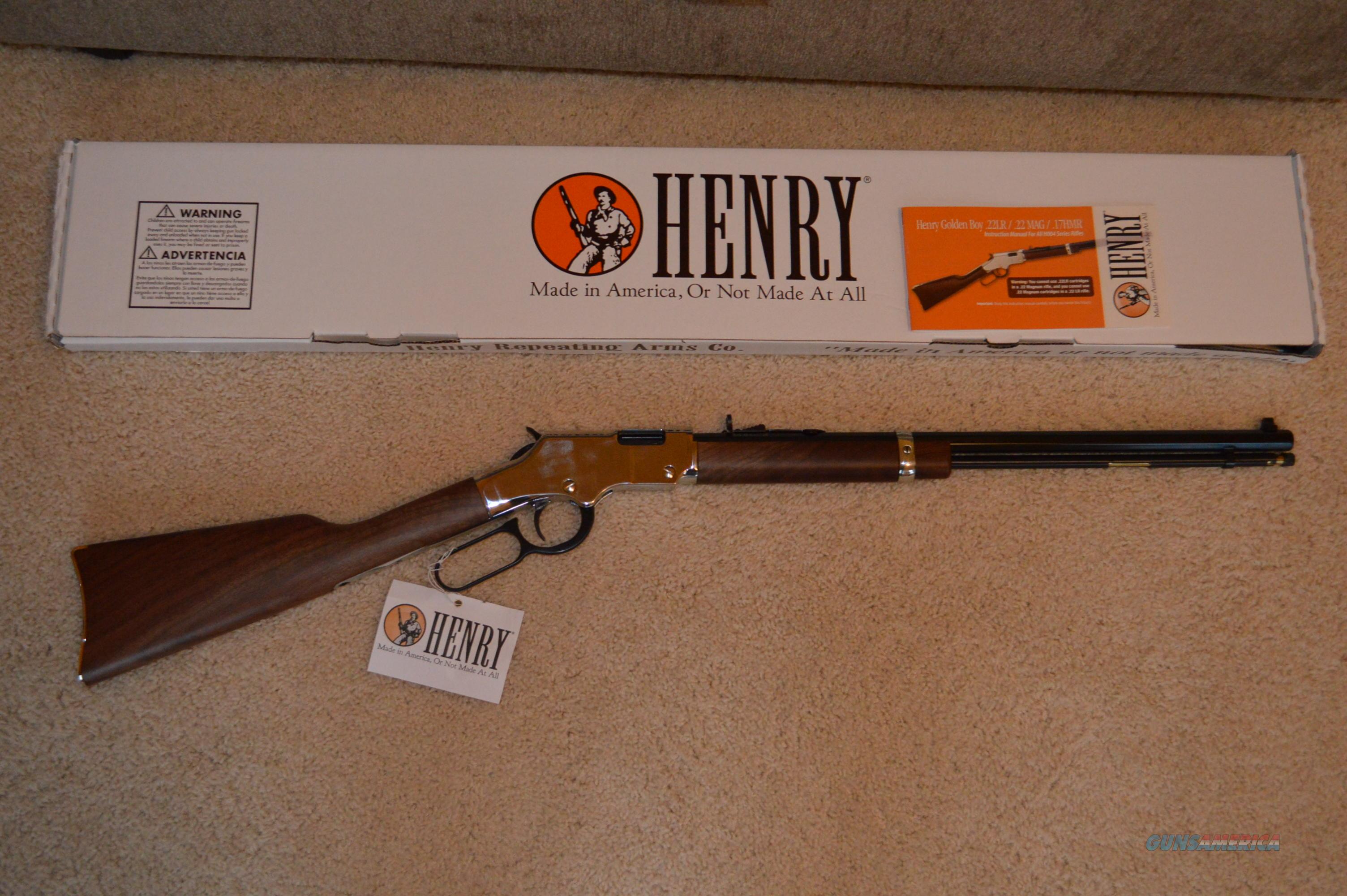 Henry H004SM Silver Boy 22 Magnum for sale at Gunsamerica.com: 932165245