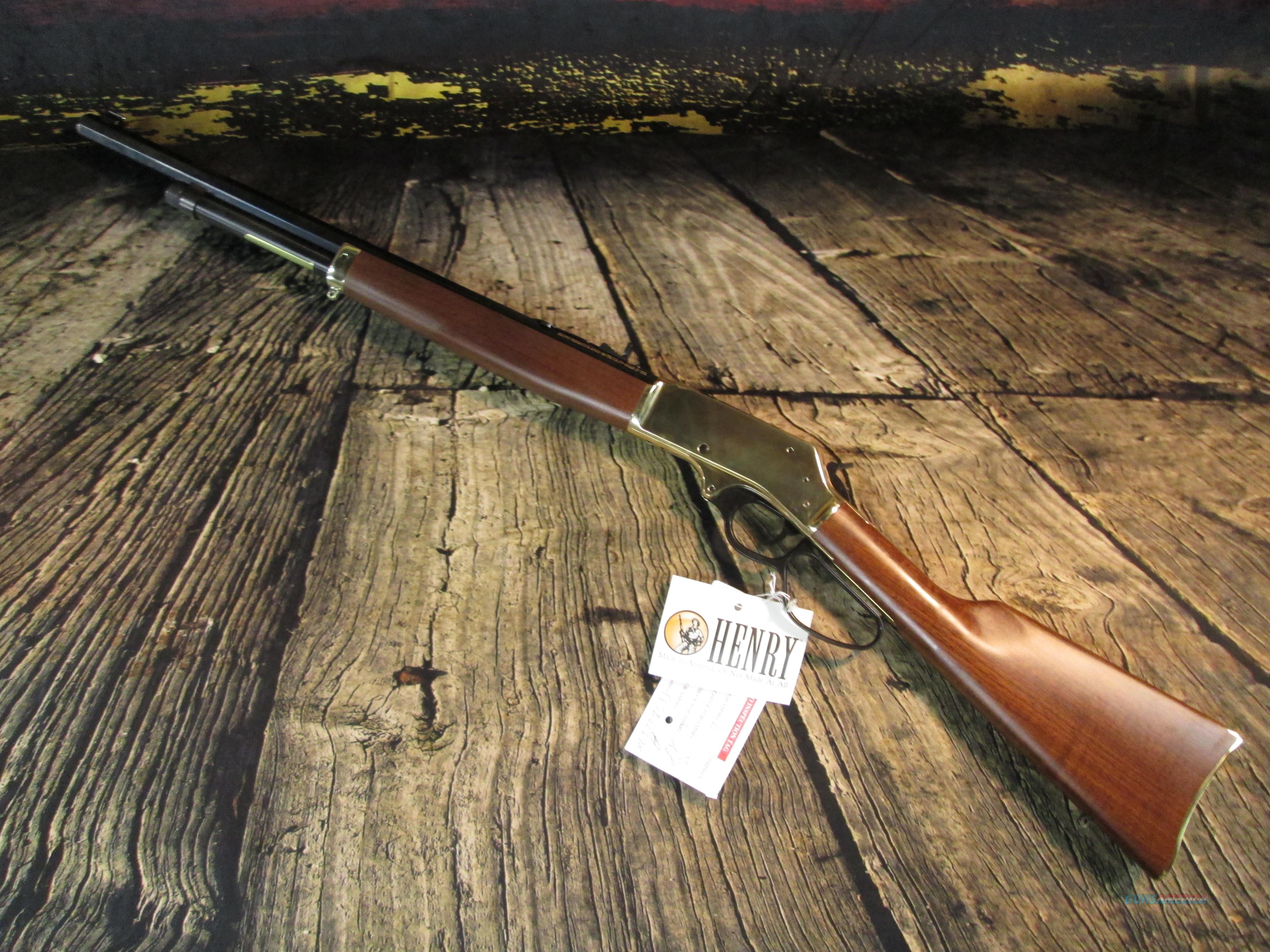 Henry 45-70 Gov'T Brass Lever Actio... for sale at Gunsamerica.com ...