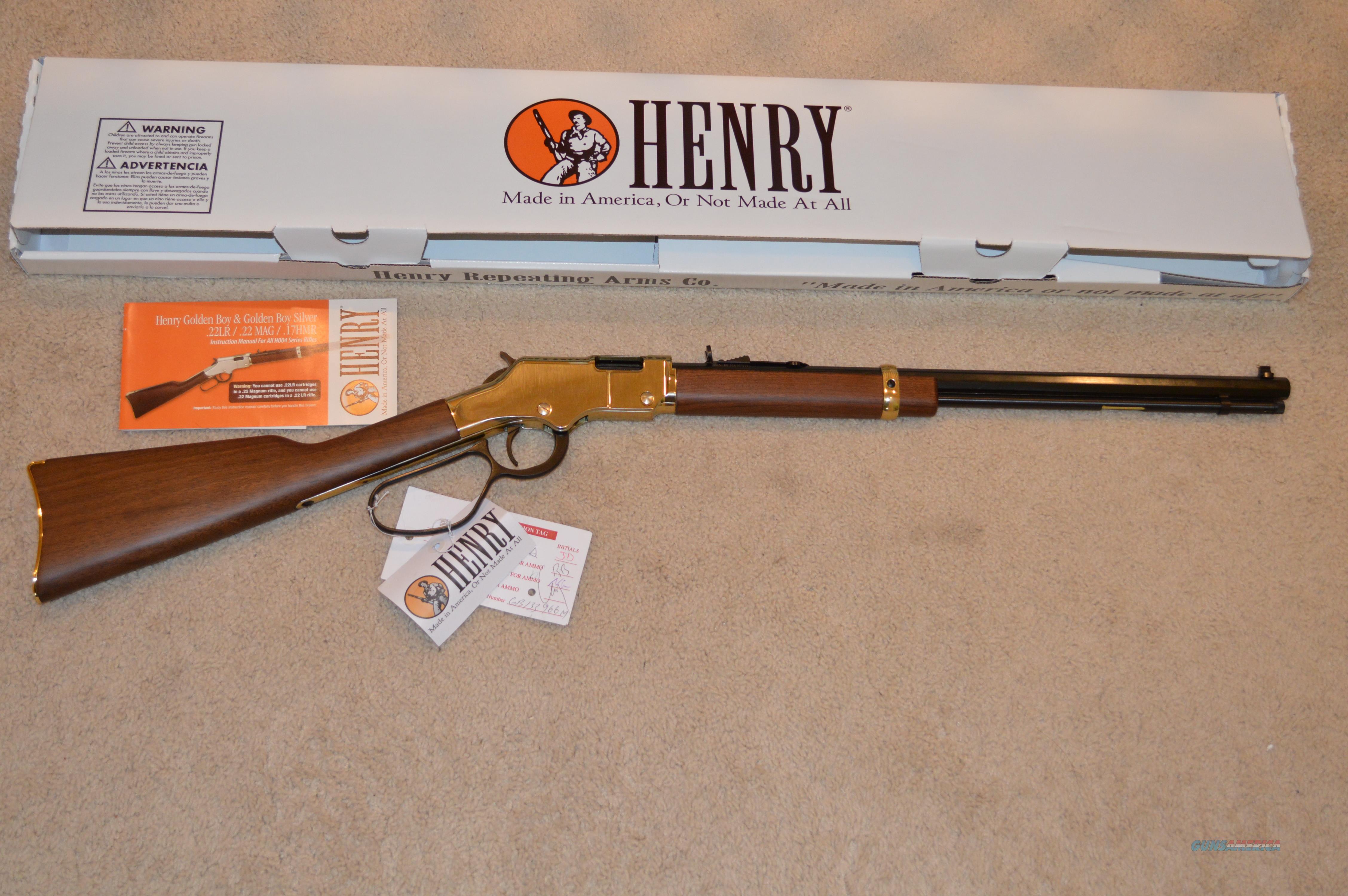 Henry Golden Boy 22 Magnum Large Loop for sale