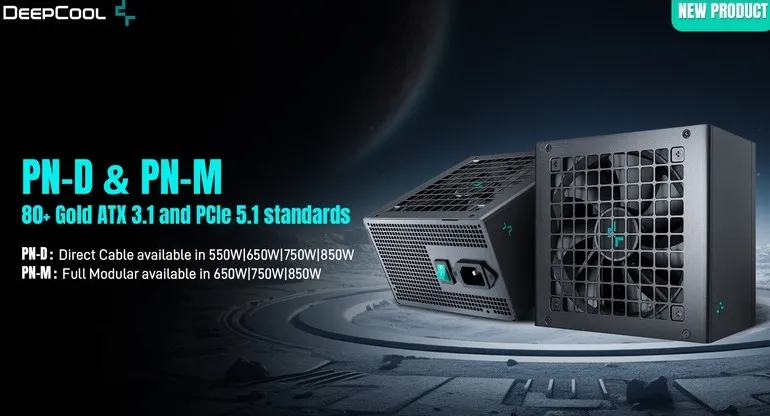 DeepCool Unveils PN-M Series Power Supply Units: Focusses on Efficiency ...